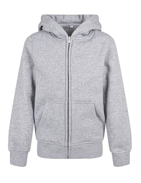 BUI-BY188-Kids Organic Basic Zip Hoody 2